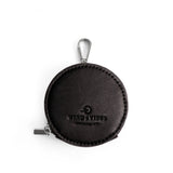 Coin Case Black/Silver for carrying strap