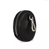 Coin Case Black/Silver for carrying strap