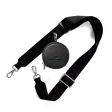 Coin Case Black/Silver for carrying strap