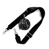 Coin Case Python Gray for carrying strap