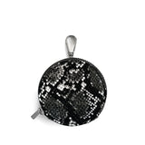 Coin Case Python Gray for carrying strap