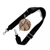 Coin Case Python Sand for carrying strap