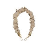 Scrunchie Riemen Cream/Gold