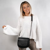Chain strap black/silver