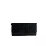 Wallet Croco Black M