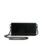 Wallet Croco Black M