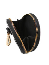 Coin Case Black for carrying strap